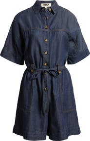 FRNCH Mariselle Denim Romper