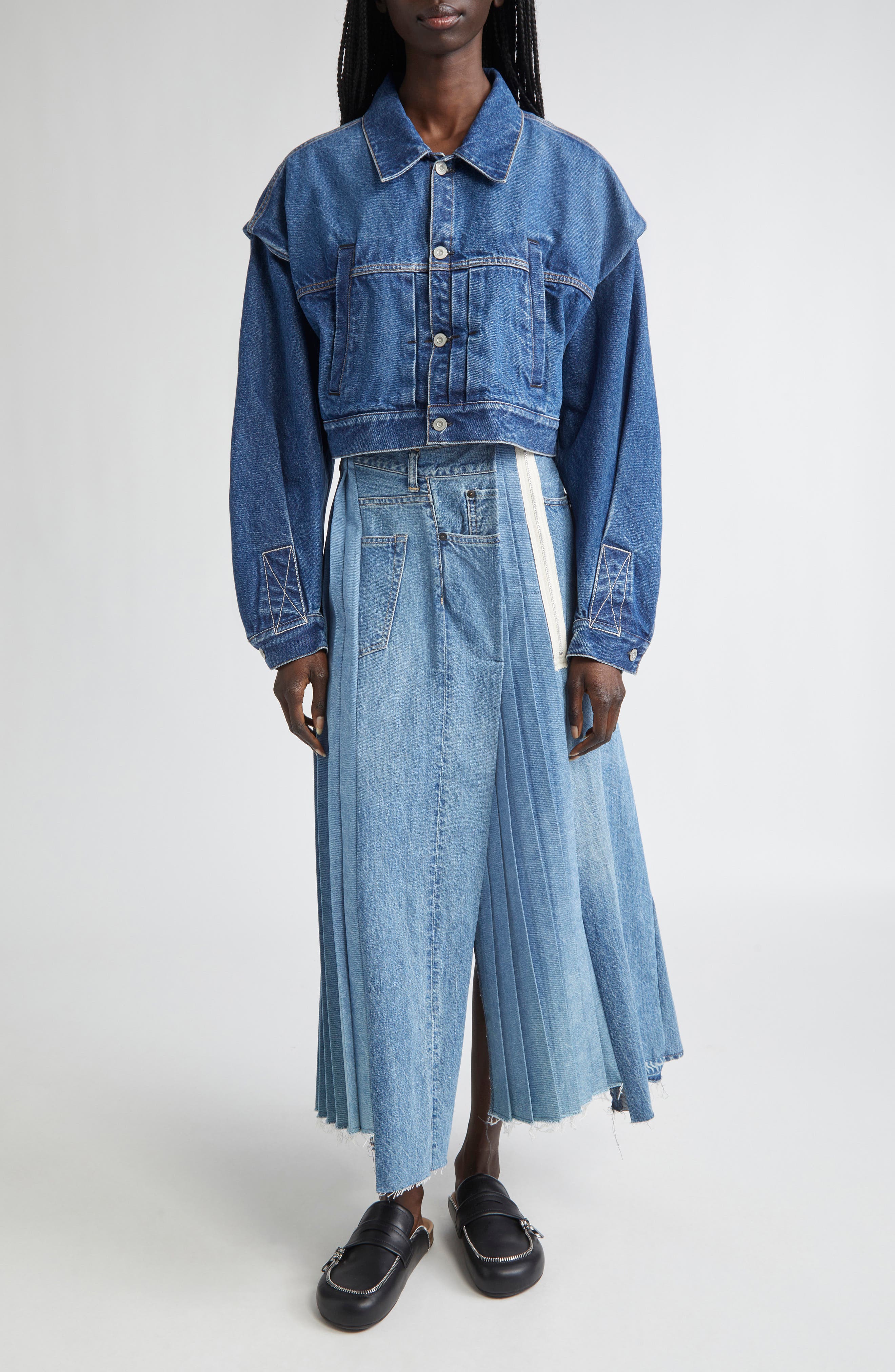 Remake Denim Mark VI Maxi Skirt - image 2