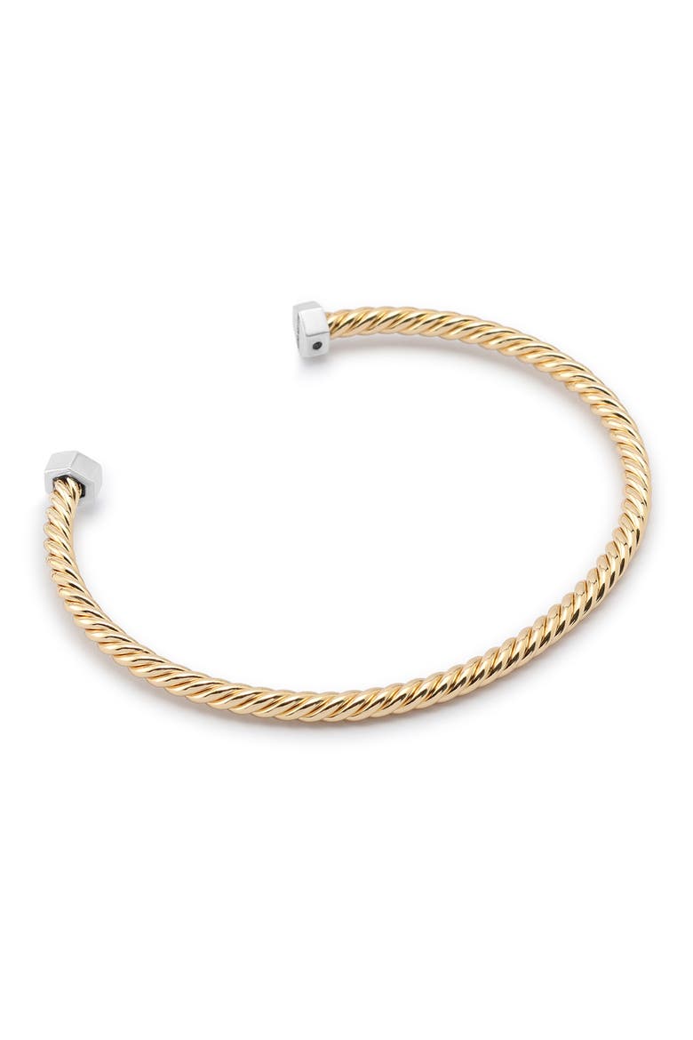 Rope Cuff Bracelet, Main, color, TWO TONE
