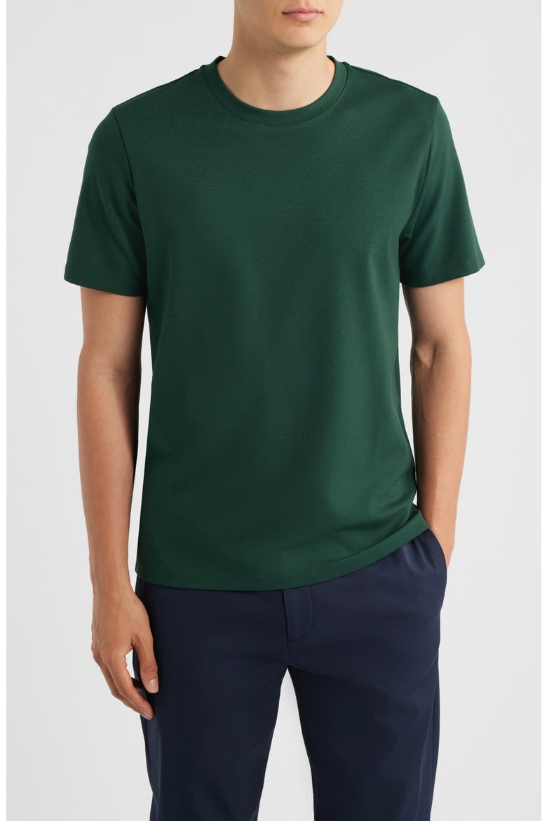 Essential Crewneck T-Shirt, Main, color, PINE