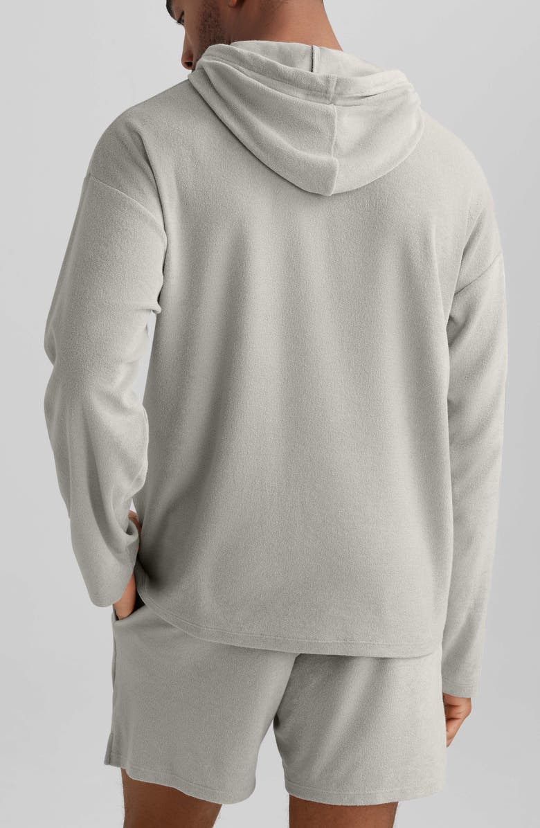 Tommy John Cabana Terry Hoodie, Alternate, color, Dove