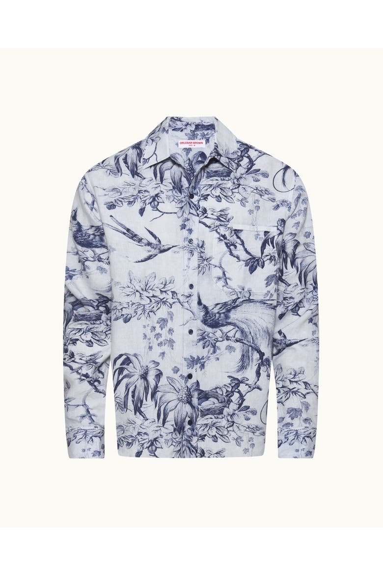 Grasmoor Relaxed Fit Long Sleeve Shirt, Alternate, color, AERO BLUE
