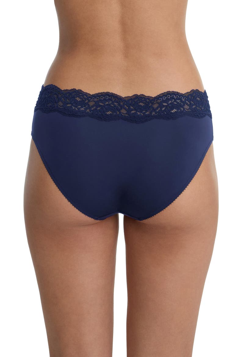 Divine Lace Trim Hipster, Alternate, color, Nocturnal