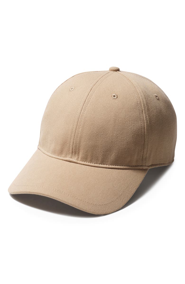 rag & bone Miles Cotton Adjustable Baseball Cap, Main, color, 
