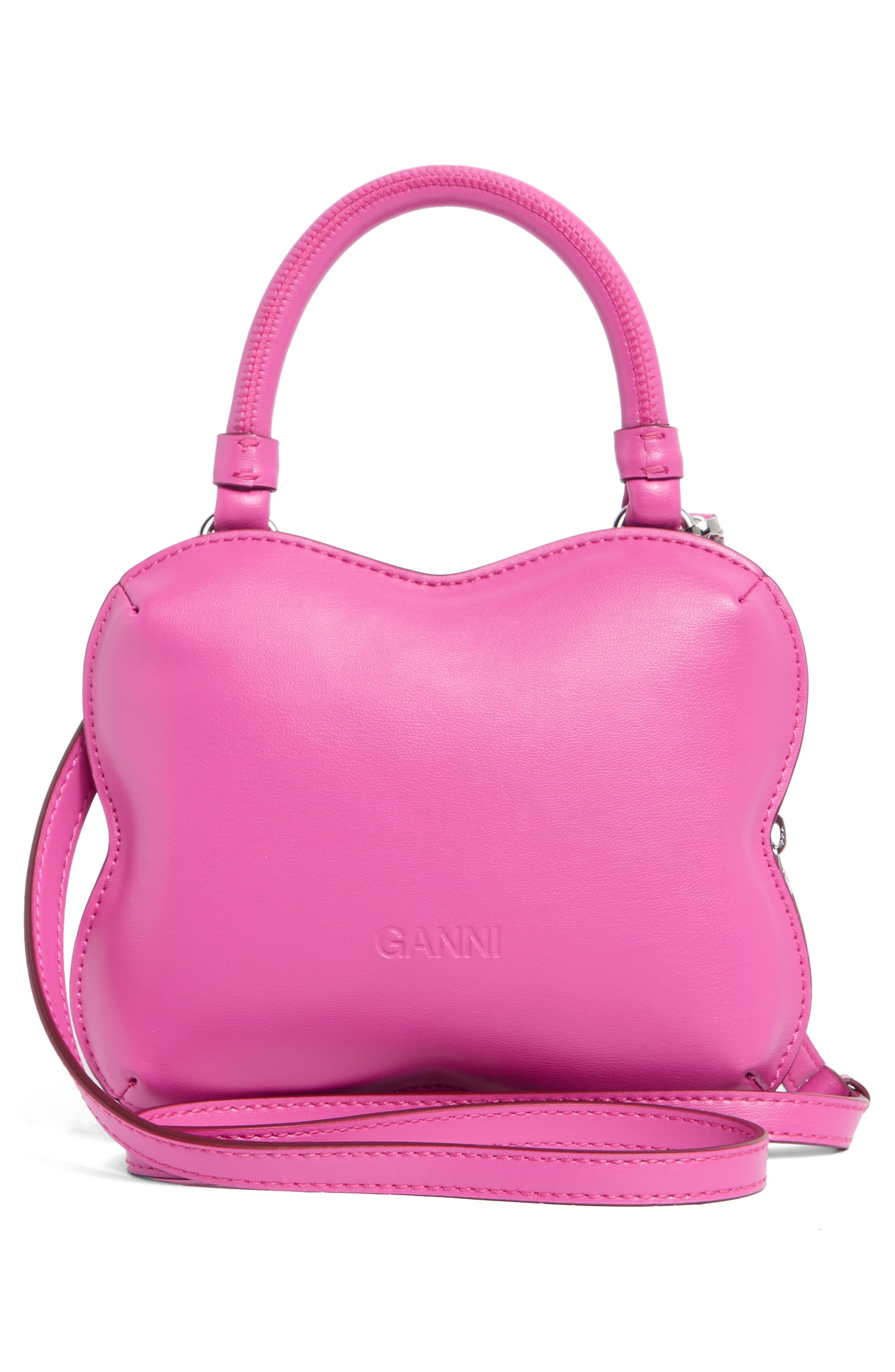 Ganni Butterfly Crossbody Bag, Alternate, color, 