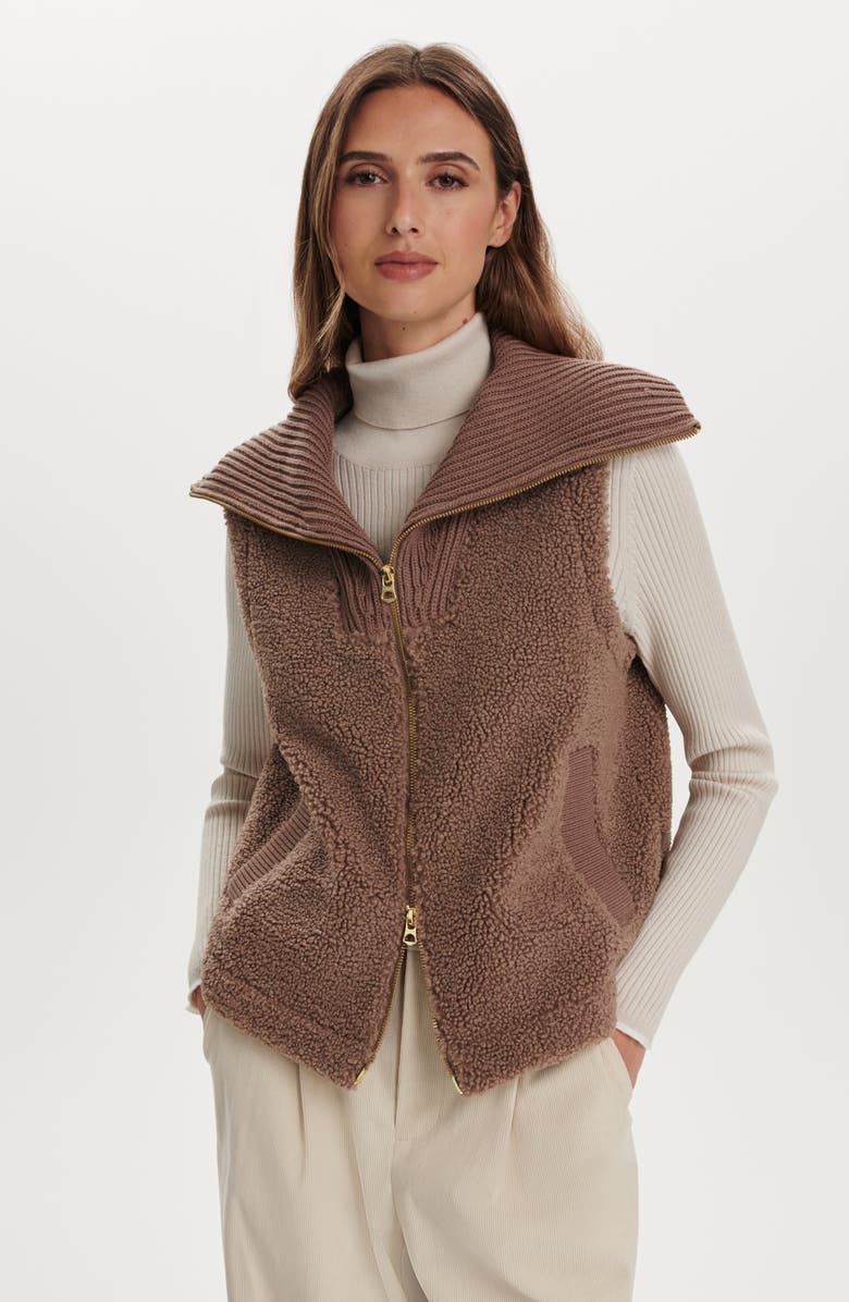 Varley Fleece Vest, Alternate, color, Ash Taupe