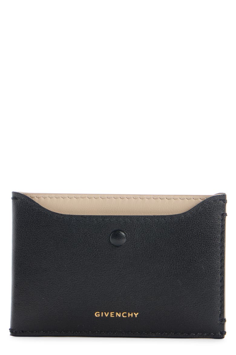 Day Colorblock Card Case, Main, color, BLACK