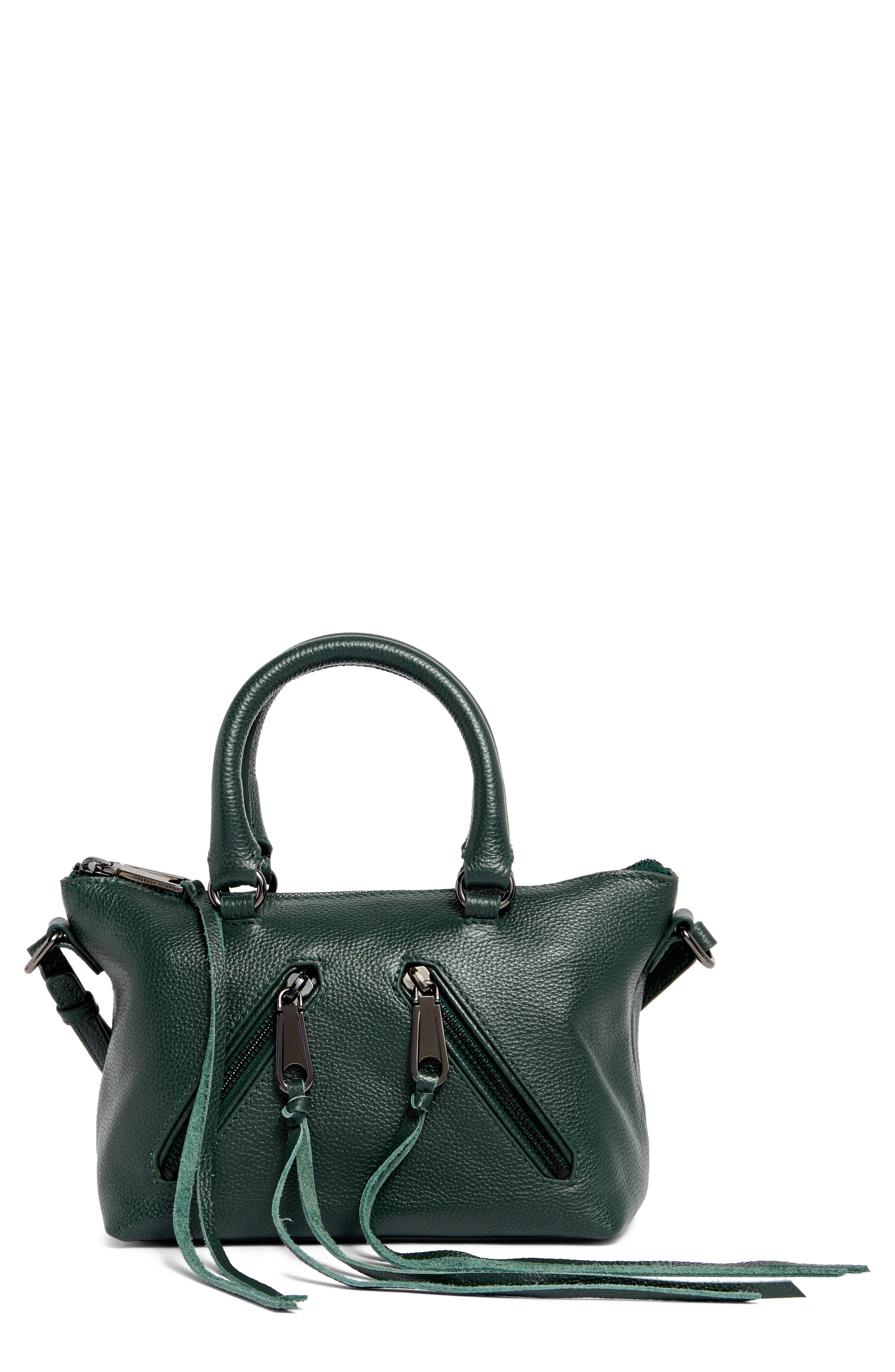 Rebecca Minkoff Micro Moto Crossbody Bag, Main, color, 