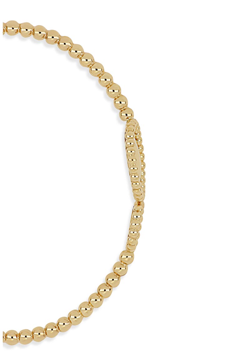 14K Gold Double Disc Cuff Bracelet, Alternate, color, 14K YELLOW GOLD