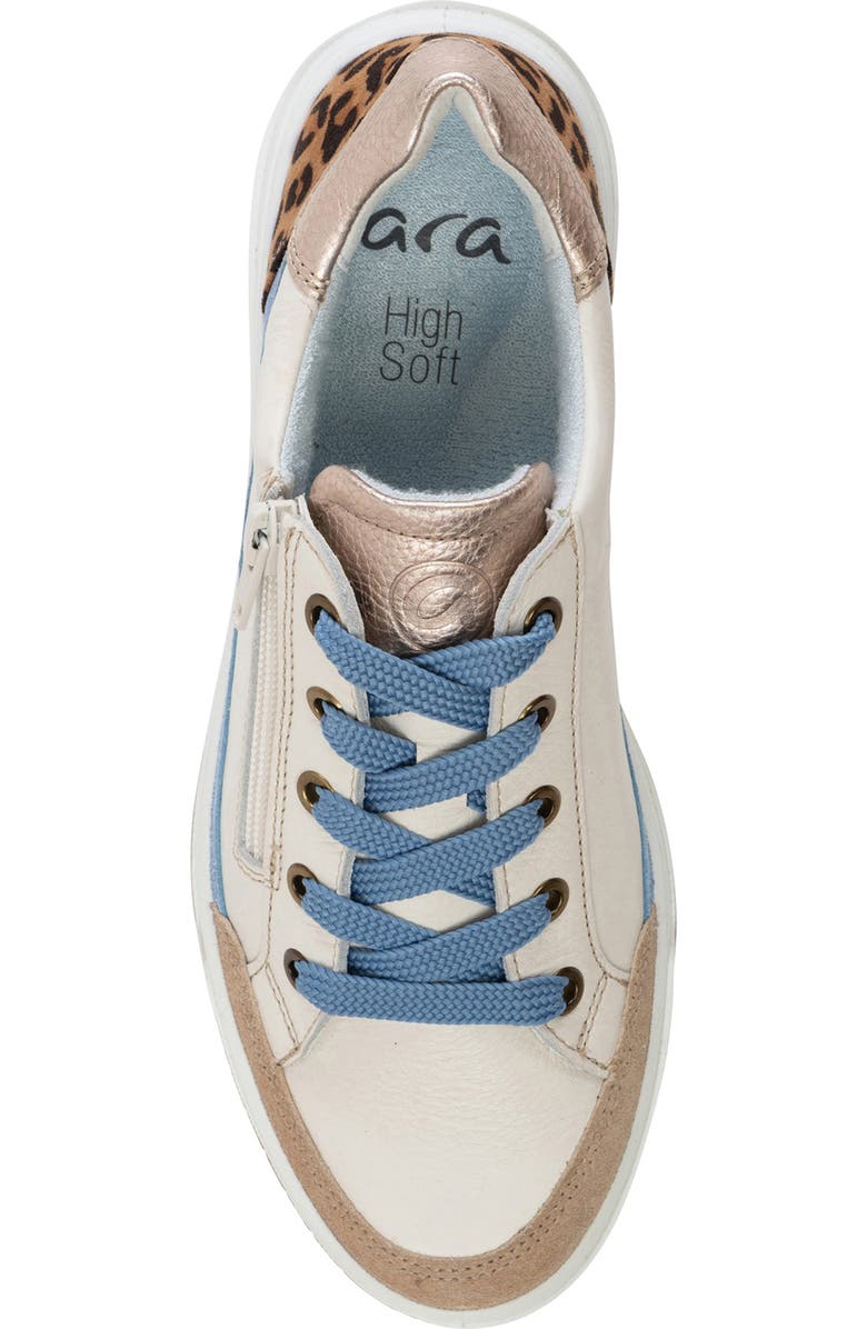 ara Rio Sneaker, Alternate, color, Cream/Sand/Blue/Nature