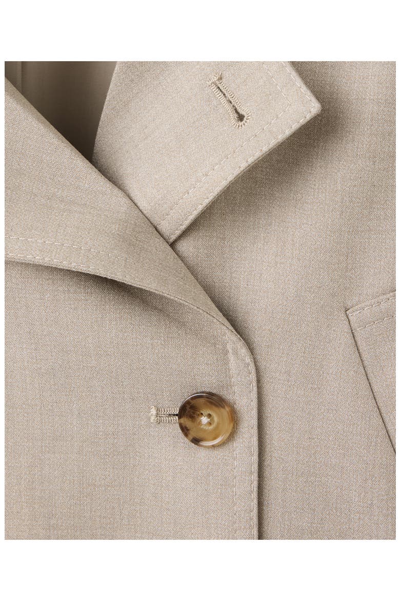 Short Trench Jacket, Alternate, color, BEIGE