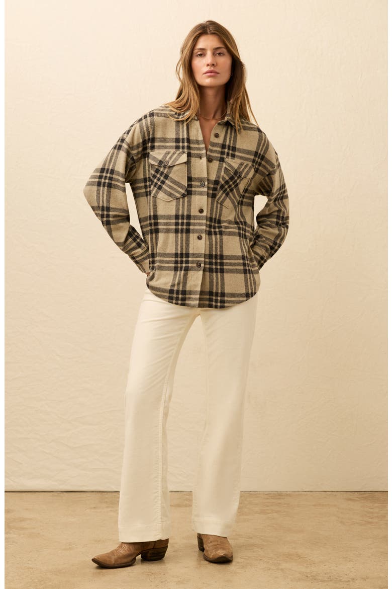Legend Plaid Overshirt, Alternate, color, LOST TRAILS PLAID