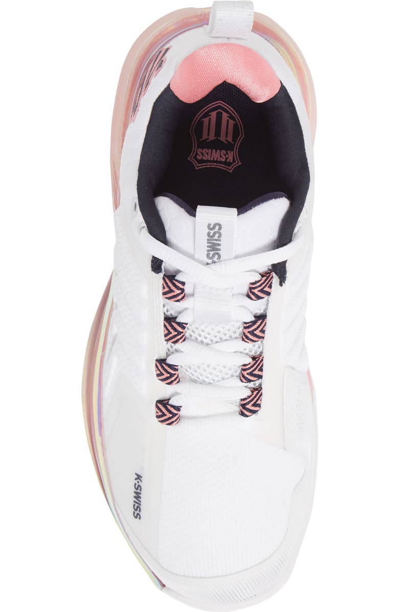 EleVen by Venus Williams The Glow Up by EleVen by Venus Williams x K-Swiss Ultrashot 3 x Eleven Glow Tennis Shoe, Alternate, color,