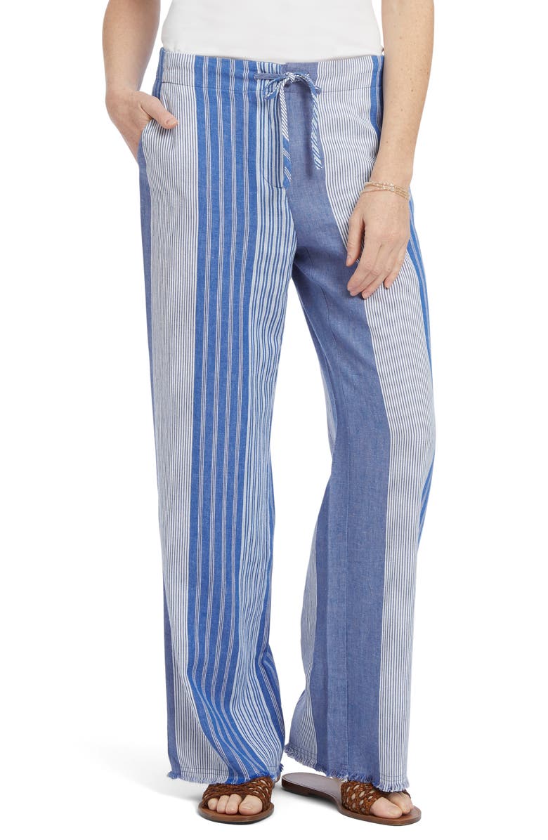 NIC+ZOE Fiji Linen Pants, Main, color,