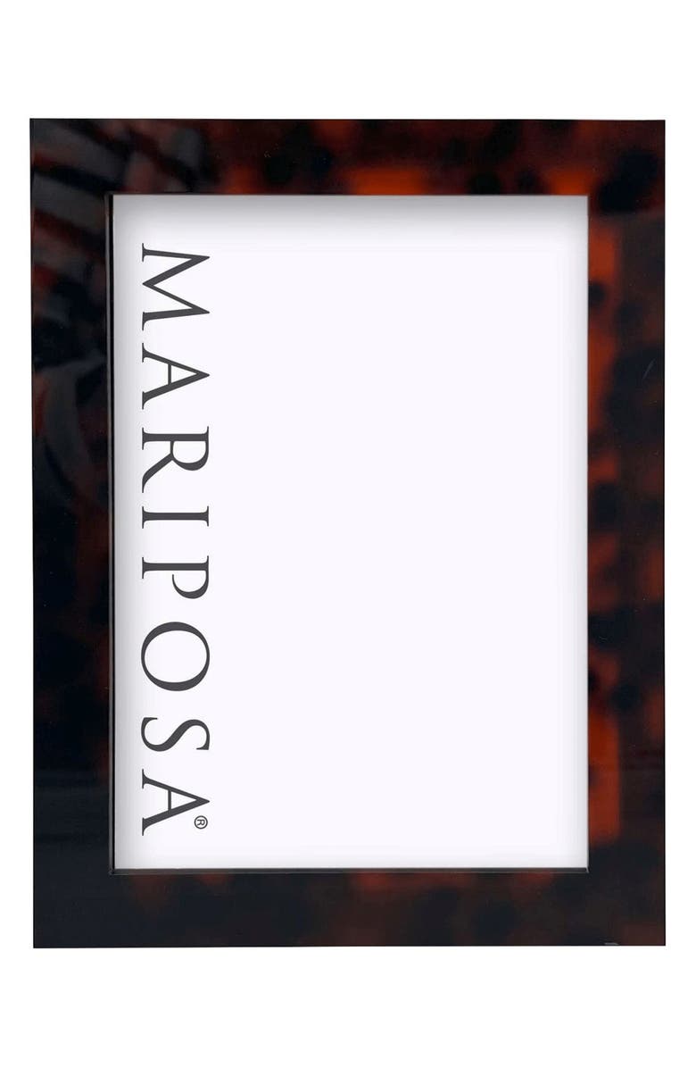 Mariposa Tortoise Pattern Picture Frame, Alternate, color, Brown