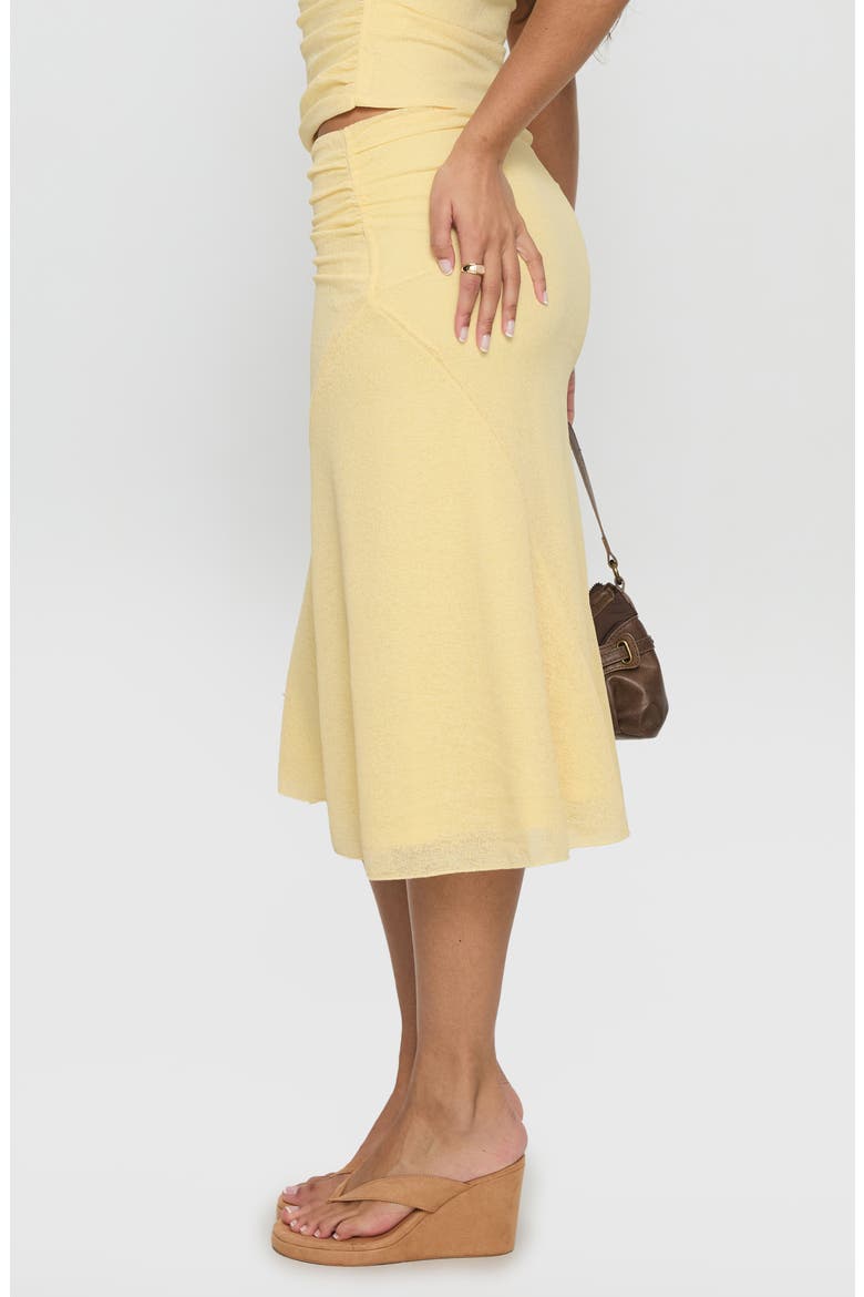 Zylen Textured Camisole & Skirt Set, Alternate, color, YELLOW
