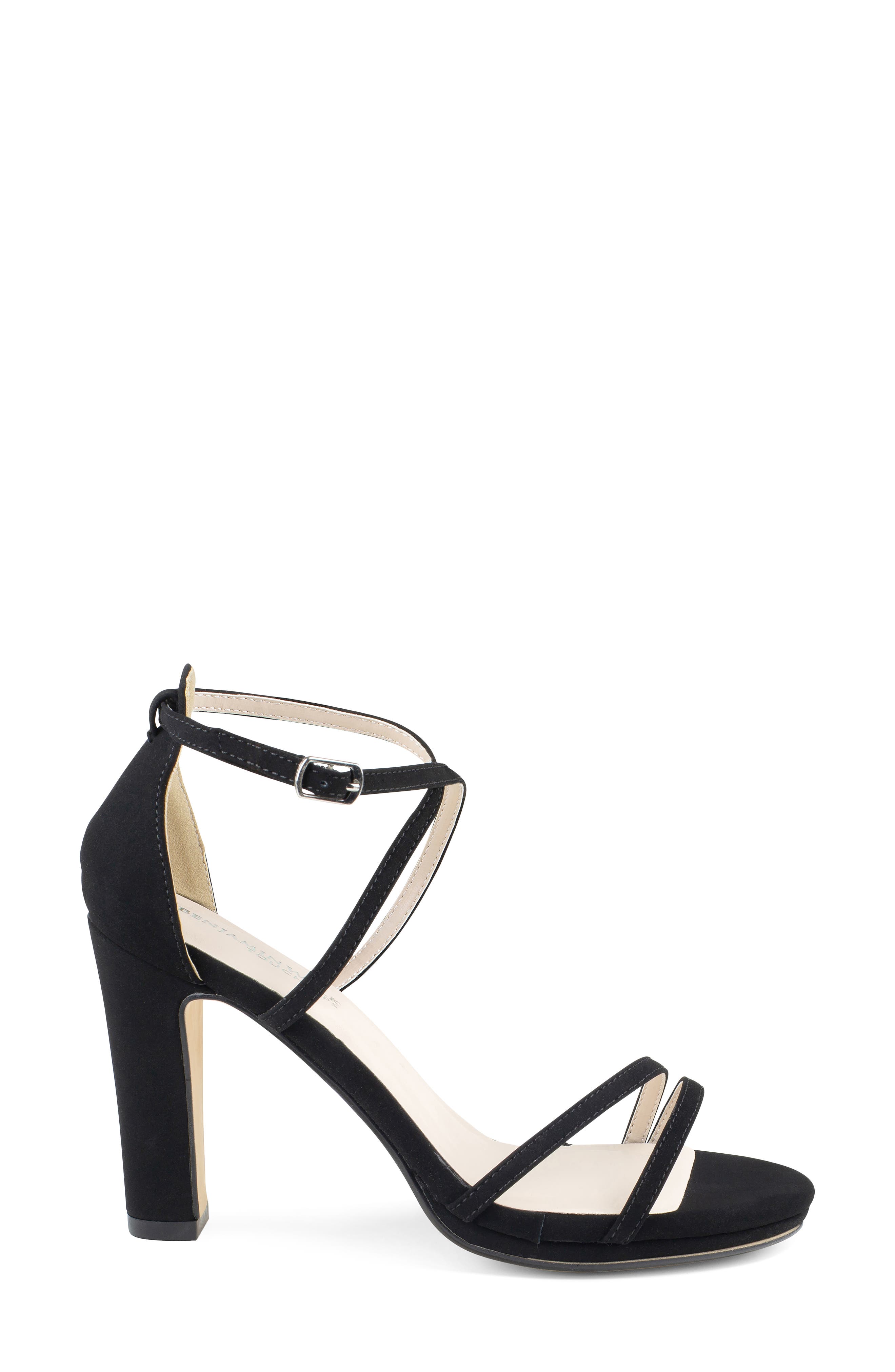 Touch Ups Reign Ankle Strap Sandal, Alternate, color, Black