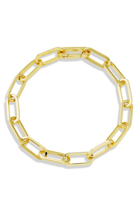 Paperclip Link Bracelet