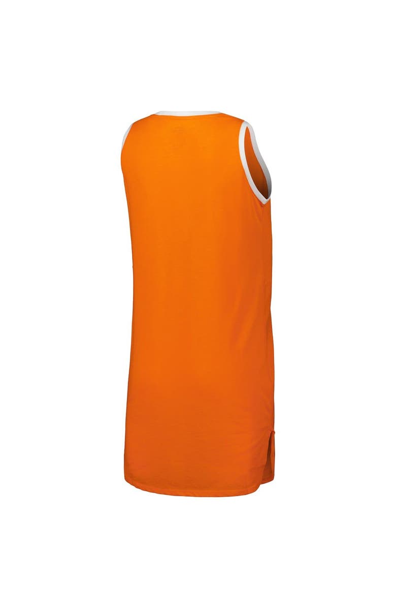 CONCEPTS SPORT Women's Concepts Sport Orange/White Clemson Tigers Tank Nightshirt, Alternate, color, Orange