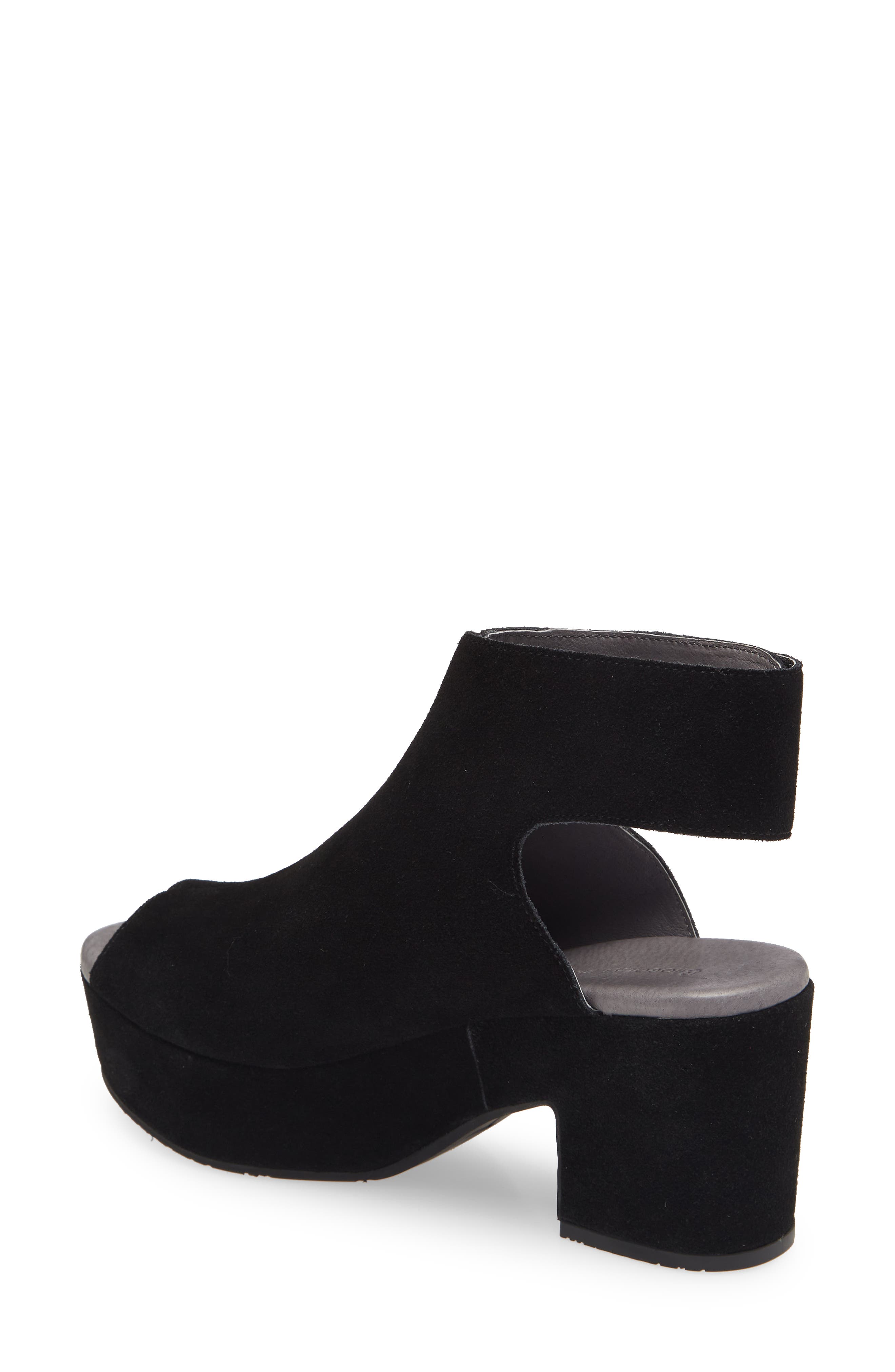 Chocolat Blu Gabby Block Heel Sandal, Alternate, color, Black Suede