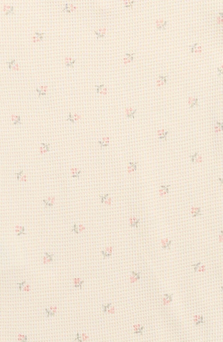 QUINCY MAE Organic Cotton Waffle Knit Bodysuit, Alternate, color, Natural