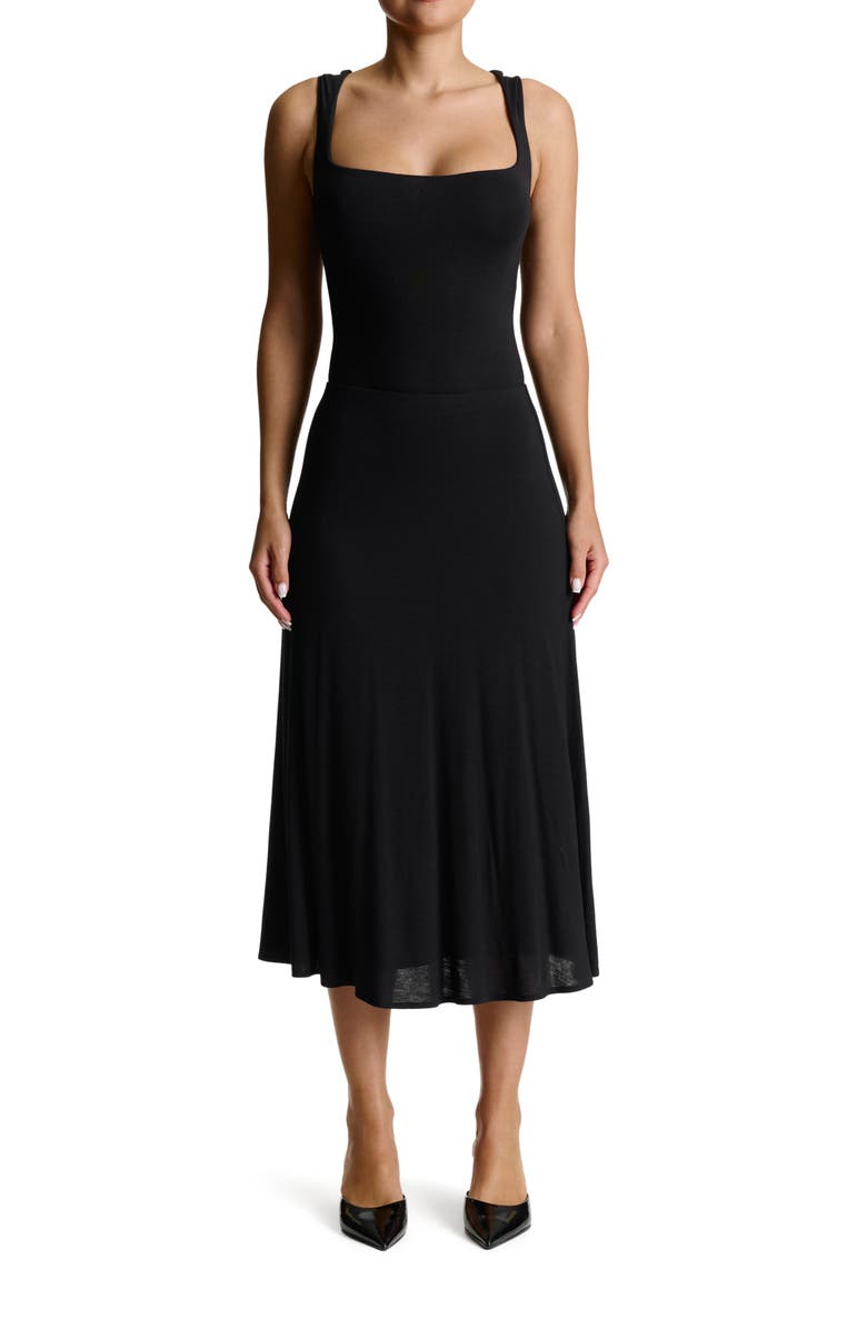 Naked Wardrobe Square Neck Bodysuit, Alternate, color, 