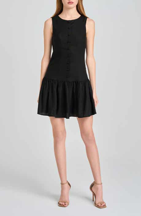 Martini Linen Blend Minidress