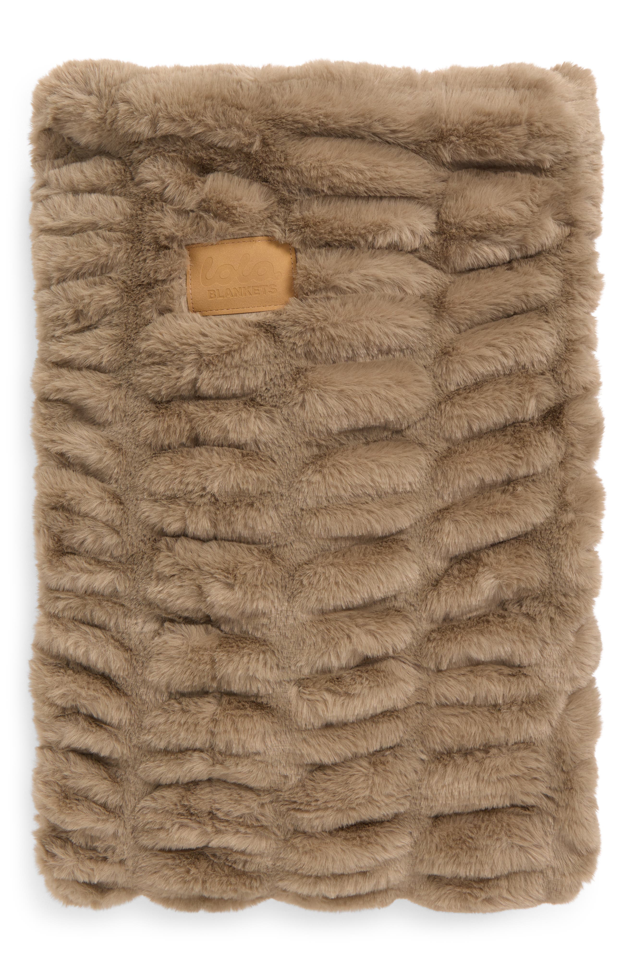 LOLA BLANKETS Original Throw Blanket - Desert Dune, One Size