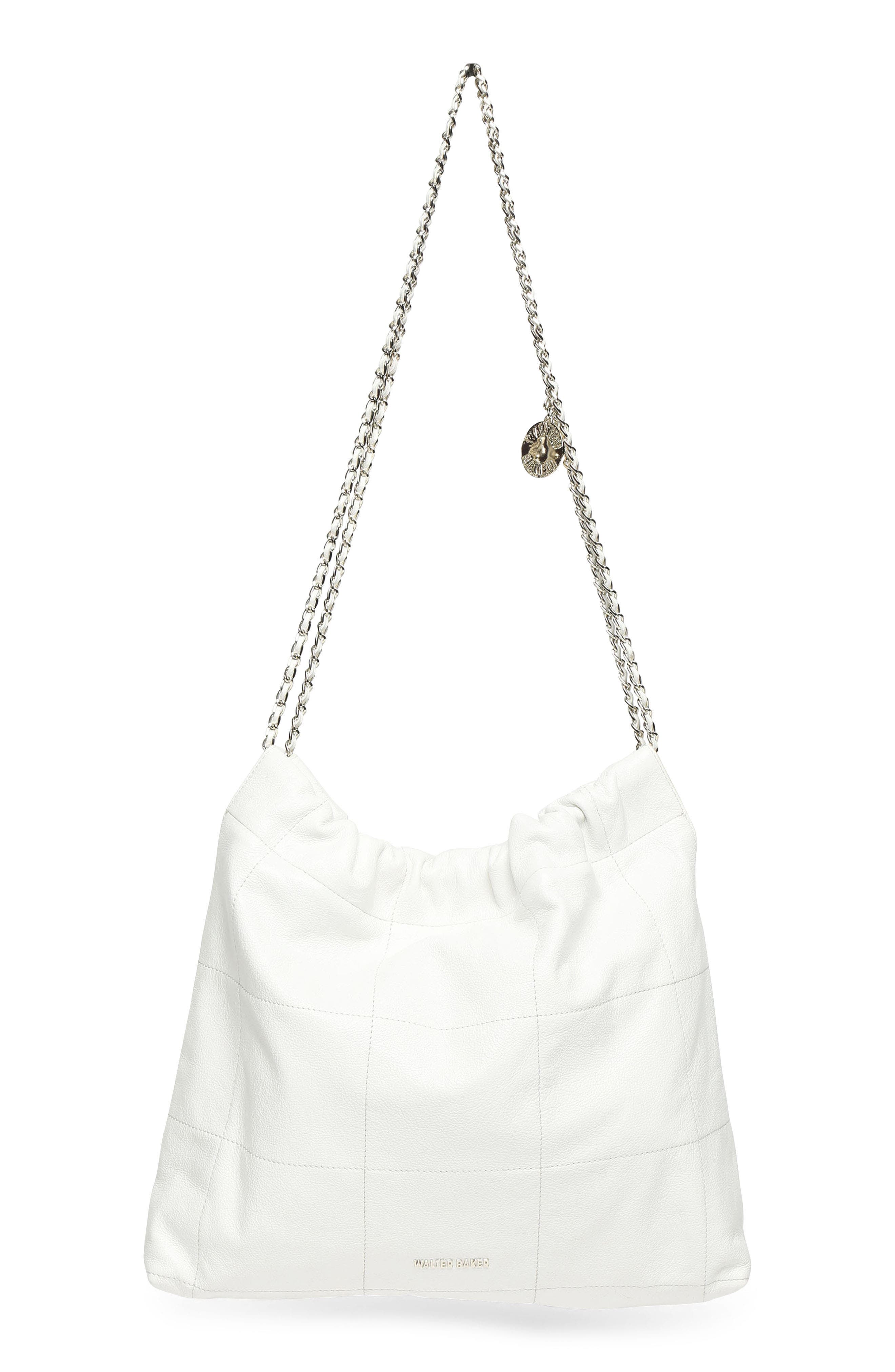 Walter Baker Cleo Shoulder Bag, Main, color, Bright White
