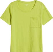 Eileen Fisher Crewneck Pocket Organic Cotton T-Shirt
