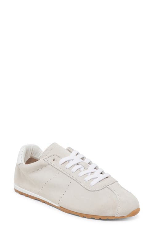 Dolce Vita Serina Sneakers Ivory Suede In Gray