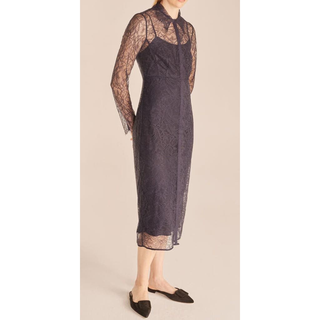 REBECCA TAYLOR REBECCA TAYLOR LACE SHIRT DRESS
