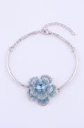 Modenaire Crystal Flower Blossom Bracelet
