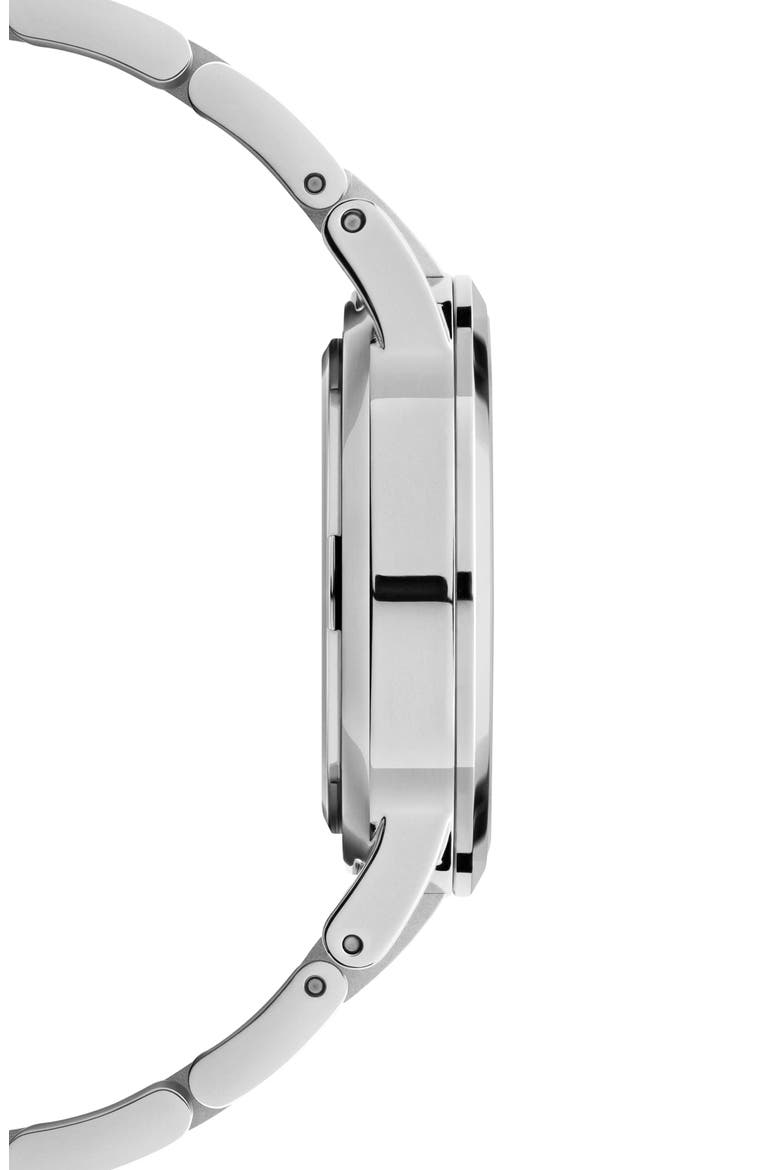 Iconic Bracelet Watch, 32mm, Alternate, color, BLACK/ SILVER