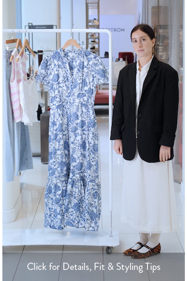 Floral Cotton Maxi Dress video