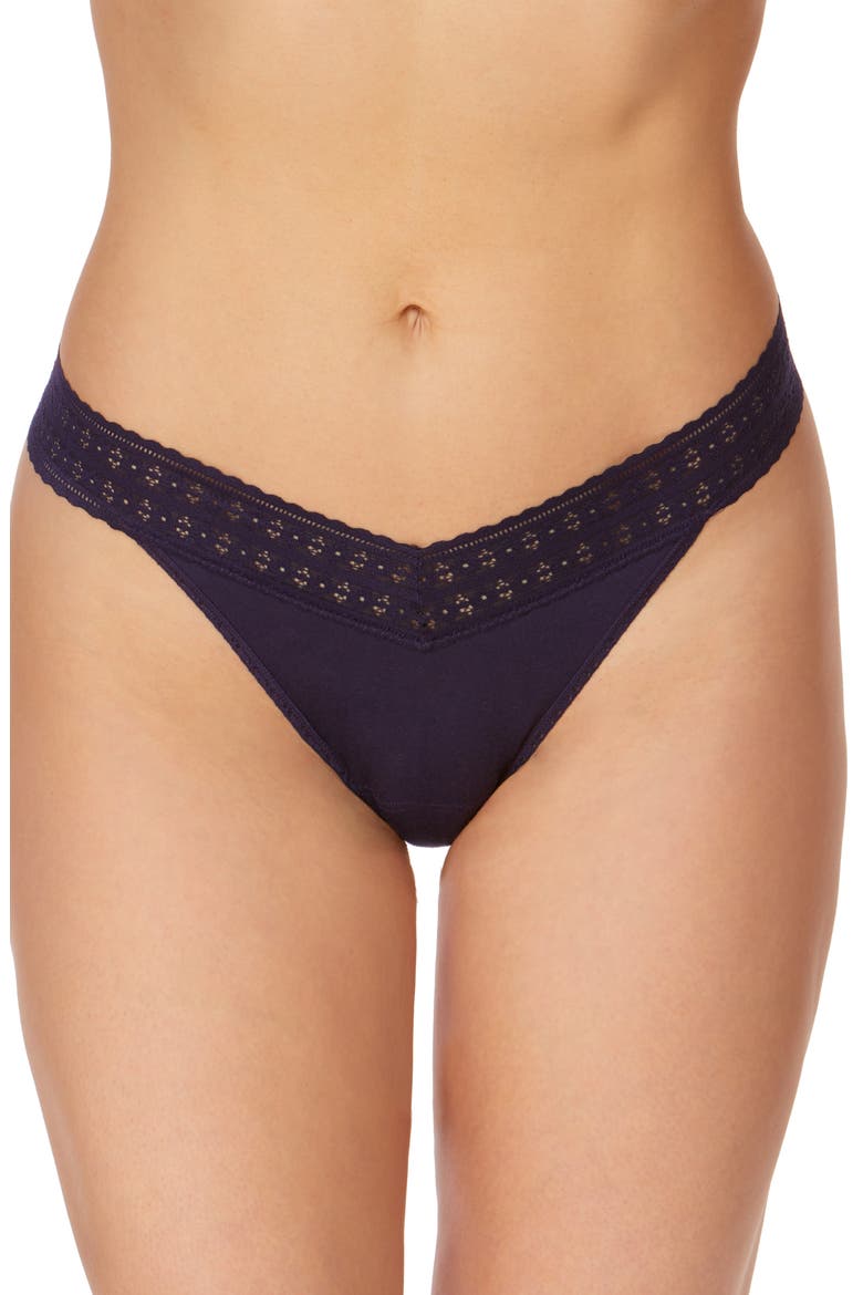 DreamEase™ Original Rise Thong, Main, color, INDIGO