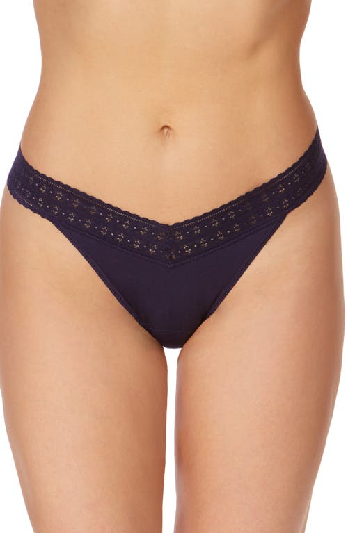 Hanky Panky Original Rise Lace Trim Thong