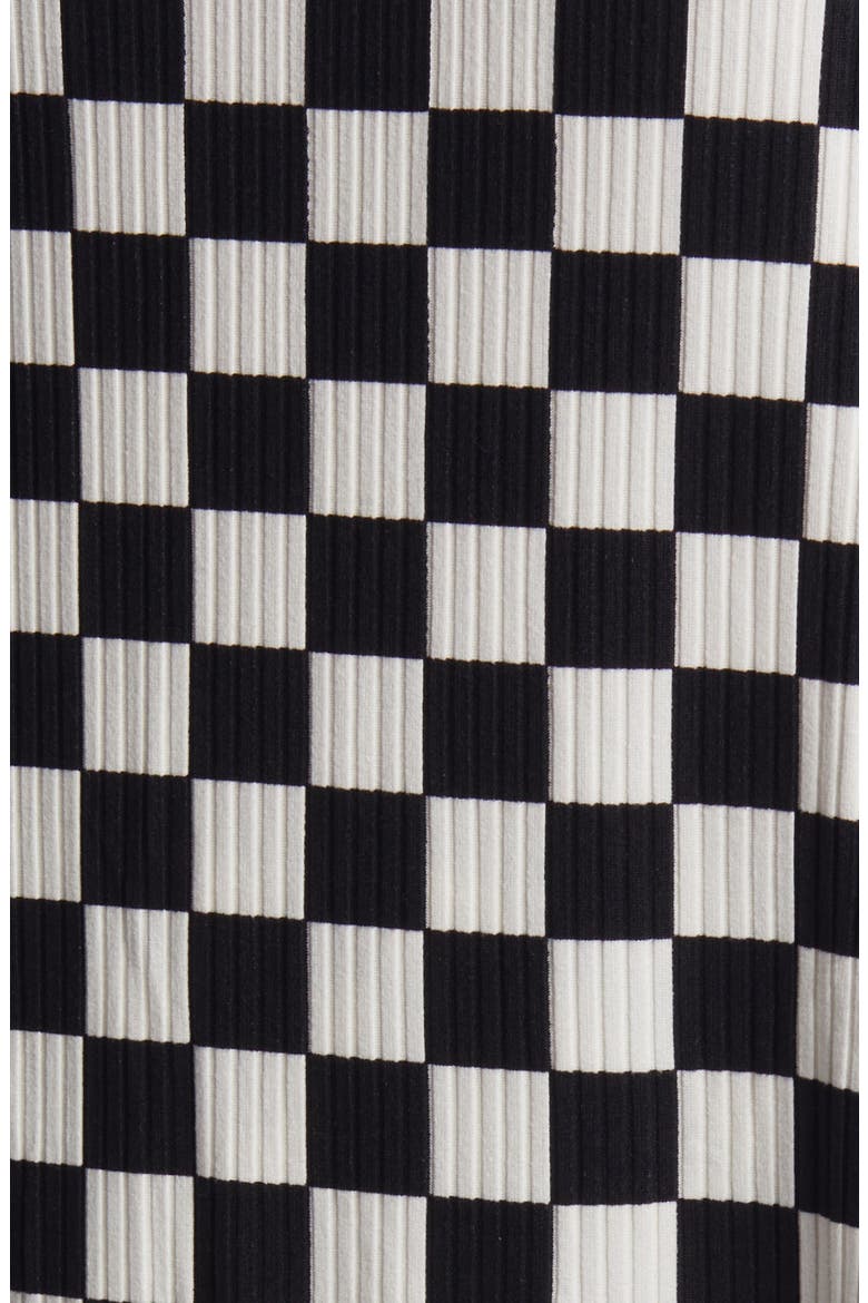Gigi Check Top & Pants Set, Alternate, color, BLACK AND WHITE