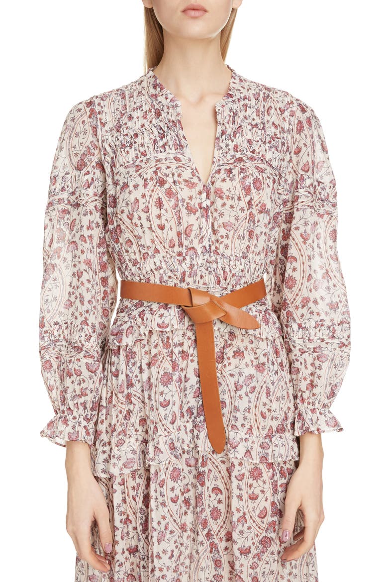 Lecce Leather Belt, Alternate, color, NATURAL