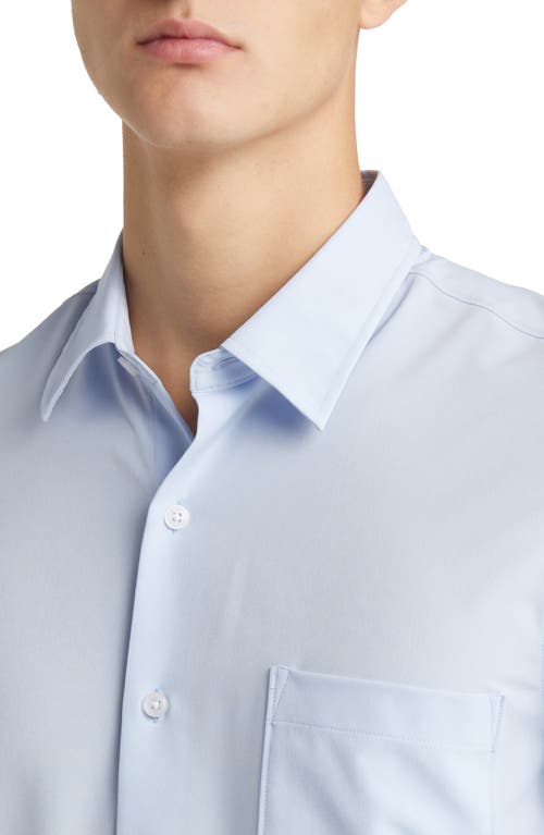 Nordstrom Solid Button-up Shirt In Blue Skyway