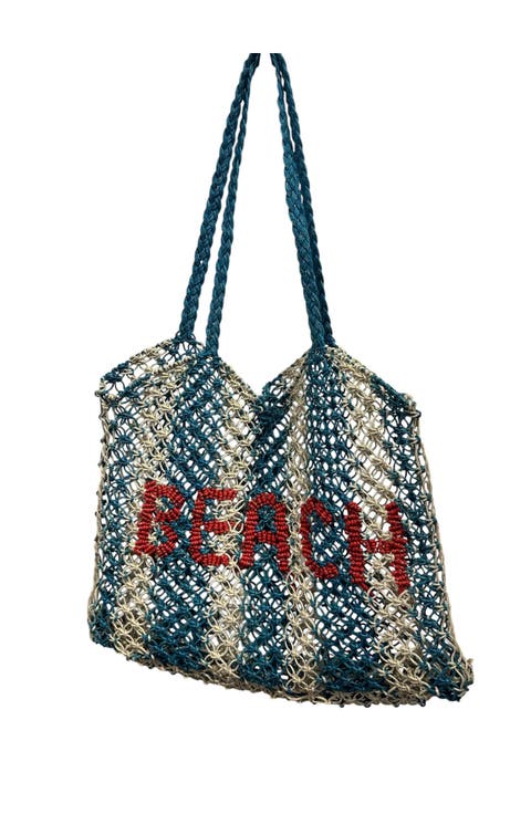 St Jean Jute Beach Tote "Soleil"