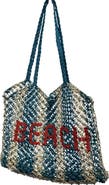 Mer St. Barth St Jean Jute Beach Tote "Soleil"