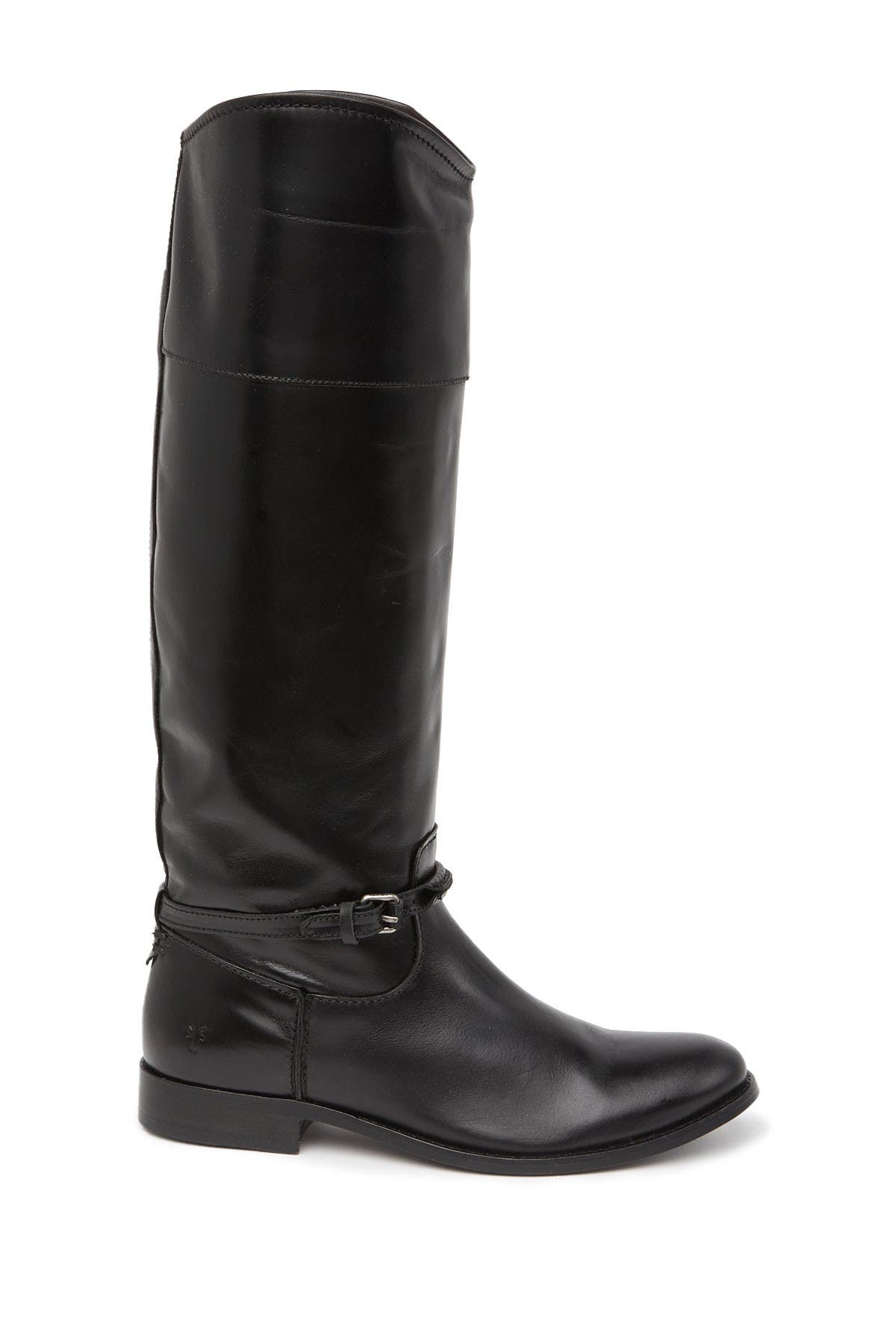 Frye Melissa Seam Tall Boot, Alternate, color, Black