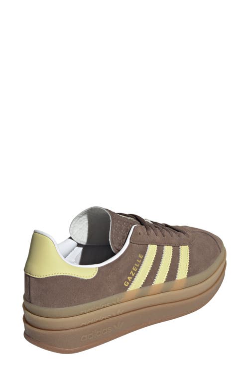 Adidas Originals Adidas Gazelle Bold Platform Sneaker In Brown