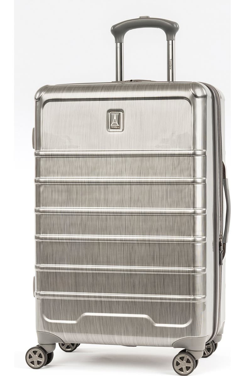 TRAVELPRO Rollmaster<sup>™</sup> Lite 24" Expandable Medium Checked Hardside Spinner Luggage, Main, color,