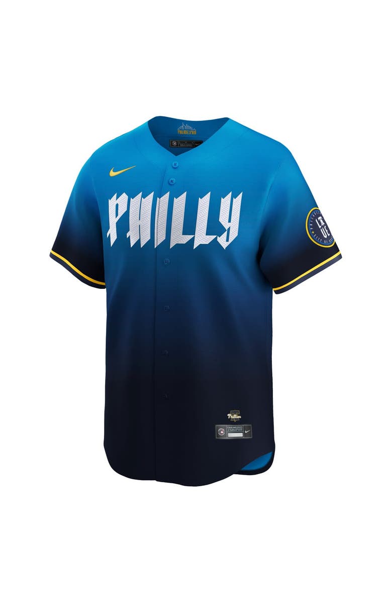 Nike Men's Nike Trea Turner Blue Philadelphia Phillies 2024 City Connect Limited Player Jersey, Alternate, color, Blue