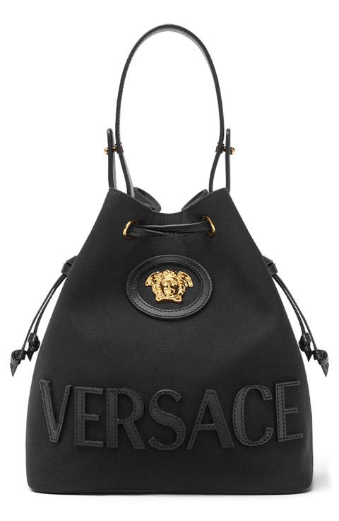 La Medusa Canvas Bucket Bag