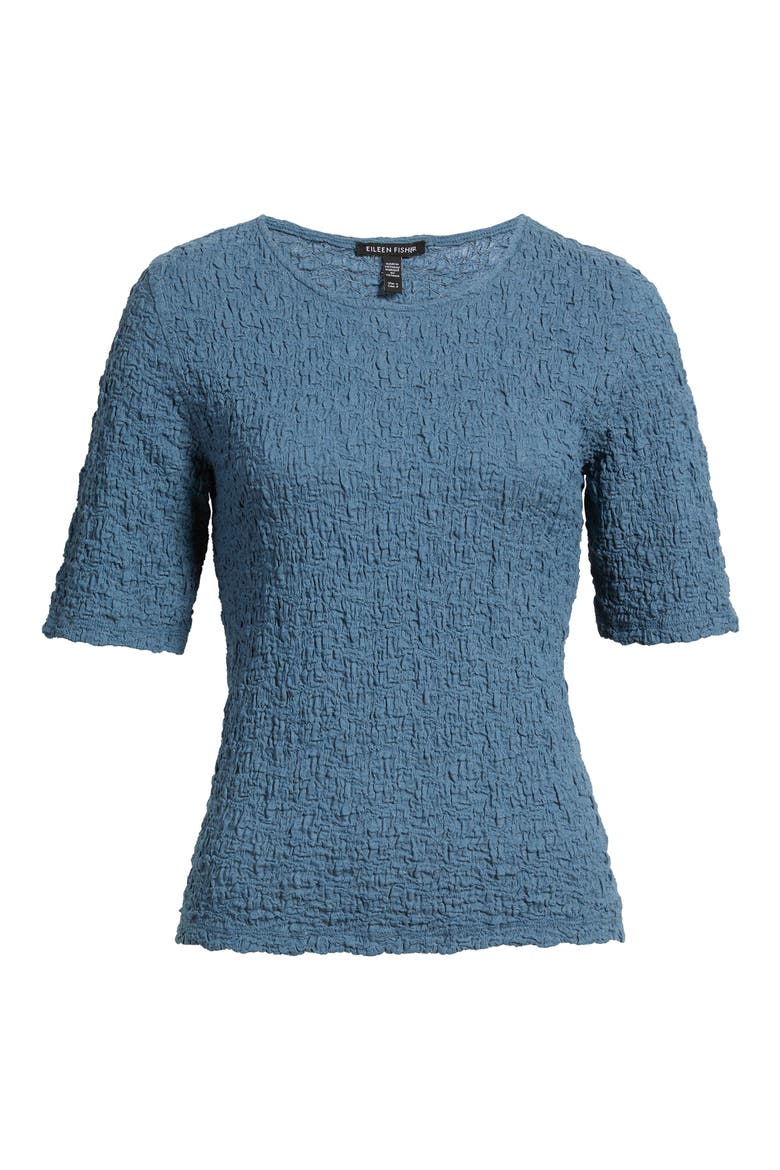 Crewneck Textured T-Shirt, Alternate, color, COLDSPRING