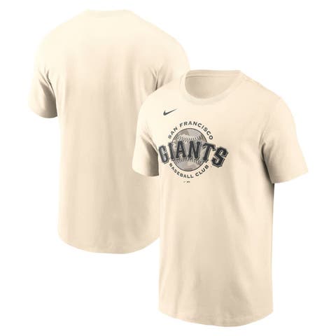 Men's Nike Cream San Francisco Giants Camo Logo T-Shirt