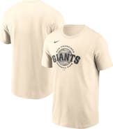 Nike Men's Nike Cream San Francisco Giants Camo Logo T-Shirt